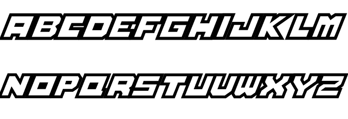 Platinum Sign Over Font LOWERCASE
