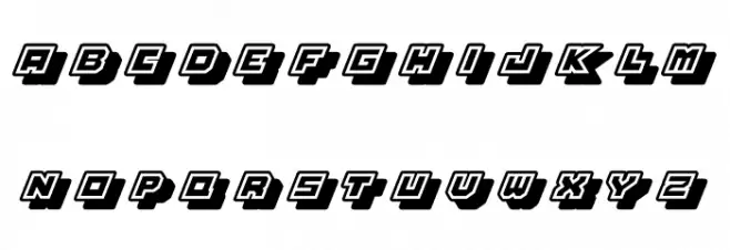 Platinum Sign Font Litere mari