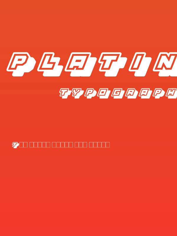 Platinum Sign Poster