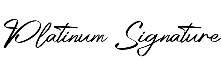 Platinum Signature  لخطوط تنزيل