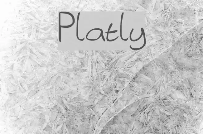 Platly Fonte examples