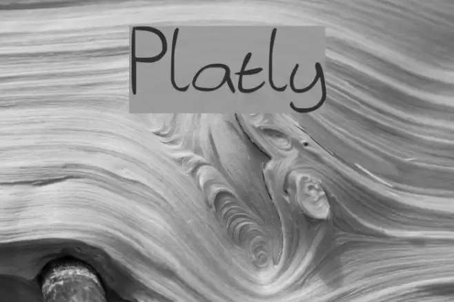 Platly Fonte examples
