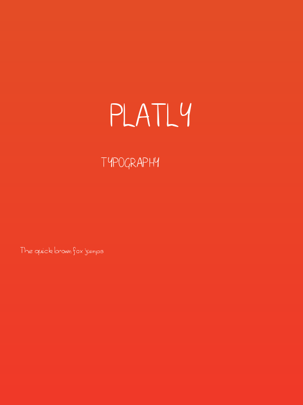 Platly Poster