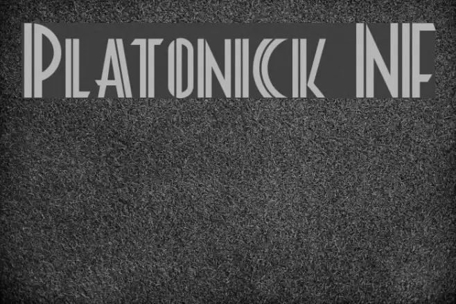 Platonick NF Font examples