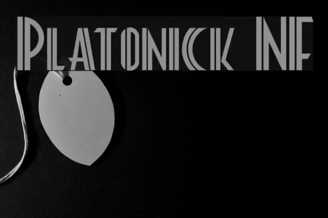Platonick NF Font examples