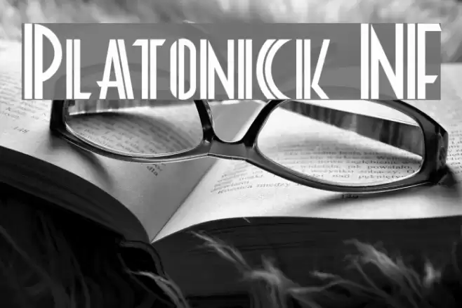 Platonick NF Font examples