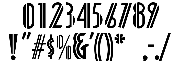 Platonick-Normal Font OTHER CHARS