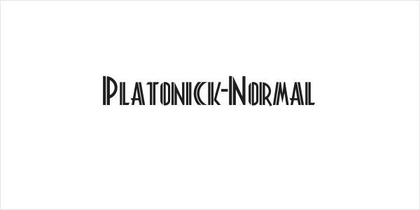 Platonick-Normal Logo