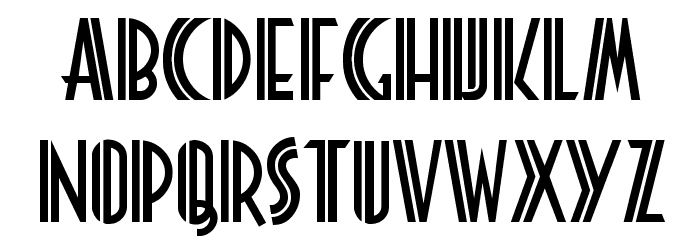 Platonick-Normal Font LOWERCASE
