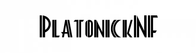 PlatonickNF  Descarca Fonturi Gratis