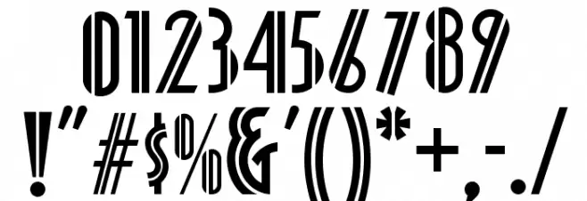 PlatonickNF Font OTHER CHARS