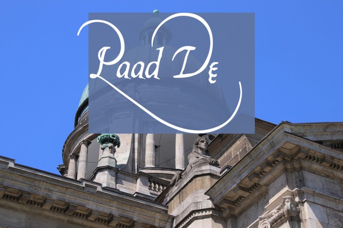 Platthand Demo Font examples