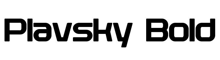 Plavsky Bold Font