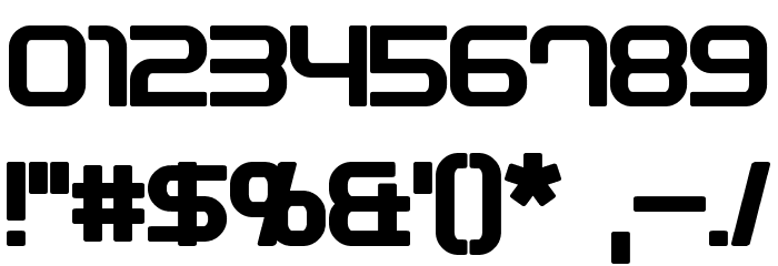Plavsky Bold Font OTHER CHARS
