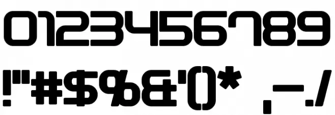 Plavsky Bold Font OTHER CHARS