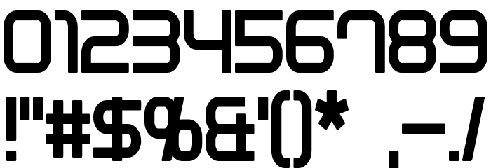 Plavsky Condensed Font OTHER CHARS