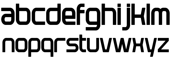 Plavsky Condensed Font LOWERCASE