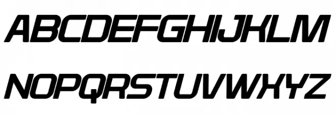 Plavsky Italic Schriftart Groß