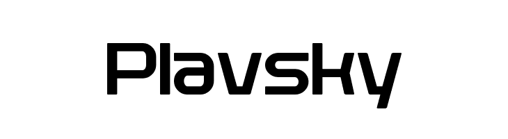 Plavsky  フリーフォントのダウンロード