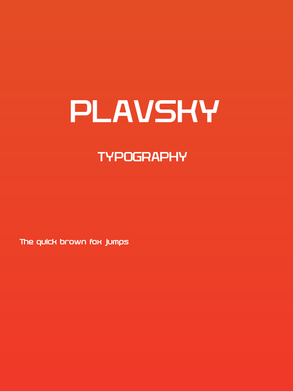 Plavsky Poster