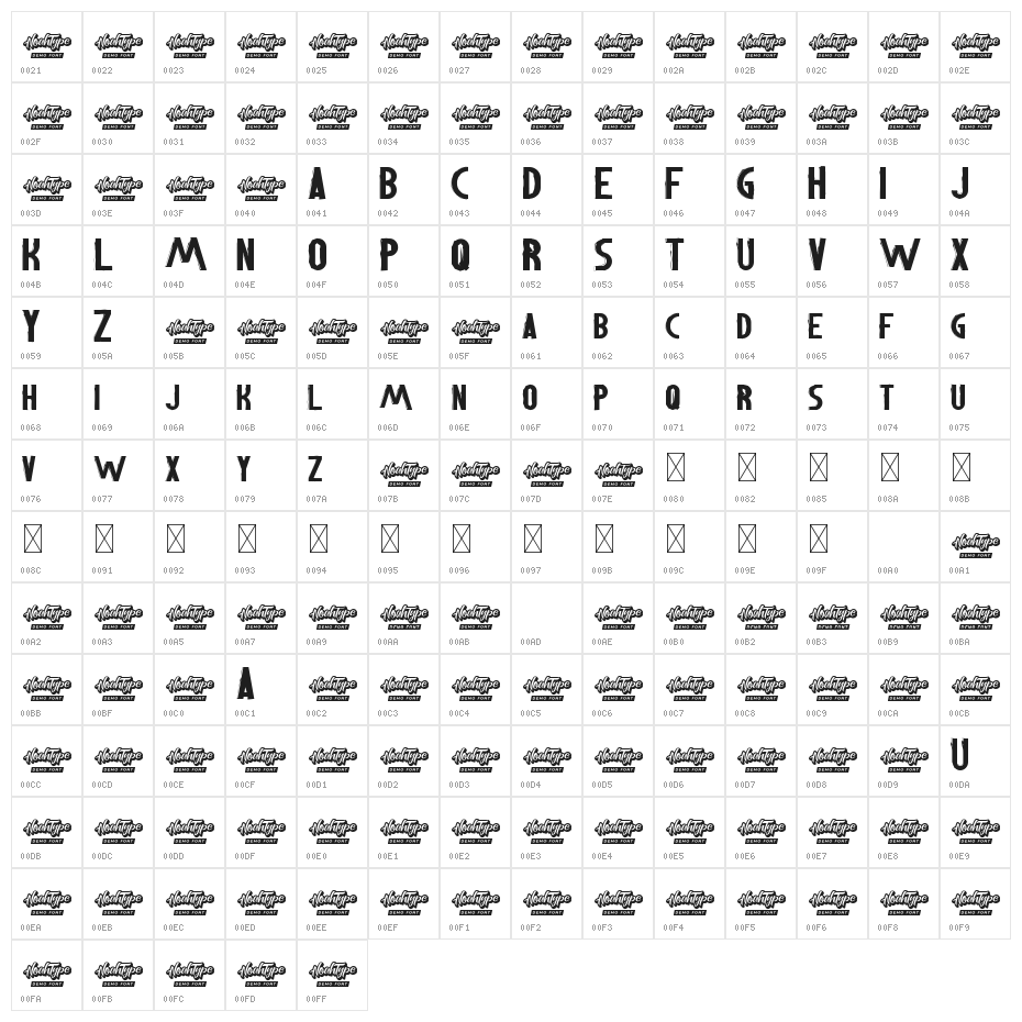 Play And Win Demo Character Map