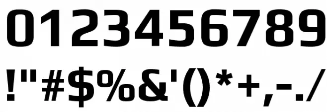 Play Bold Font OTHER CHARS