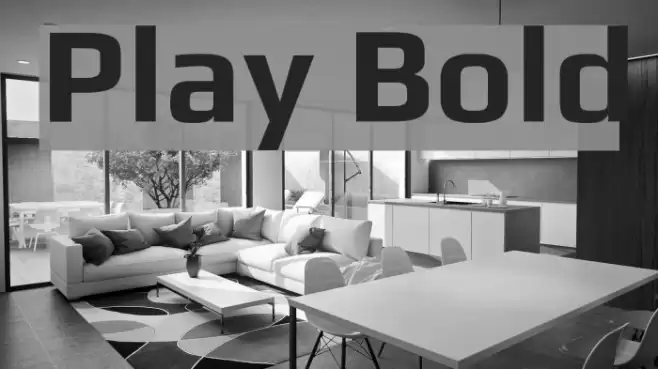 Play Bold Font examples