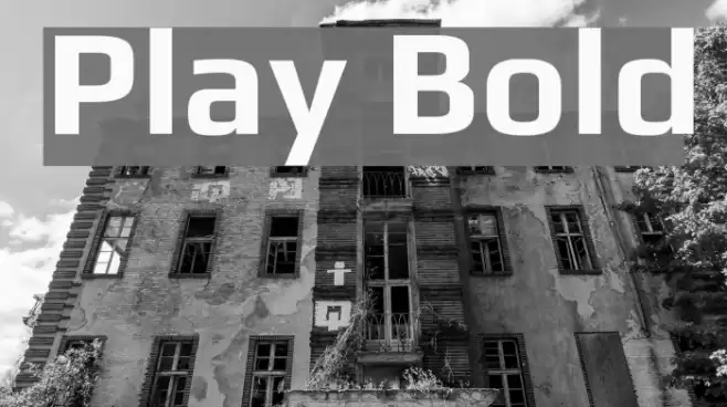Play Bold Font examples