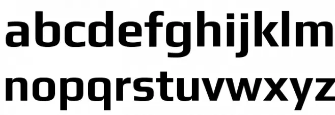 Play Bold خط أحرف صغيرة