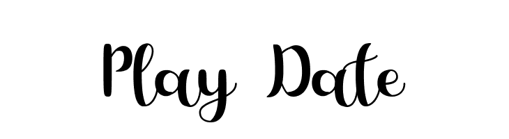 Play Date  Frei Schriftart Herunterladen