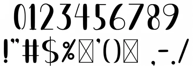 Play Date Font OTHER CHARS