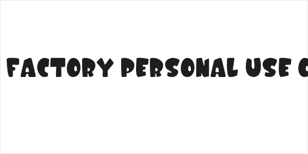 Play Factory PERSONAL USE ONLY! Logo