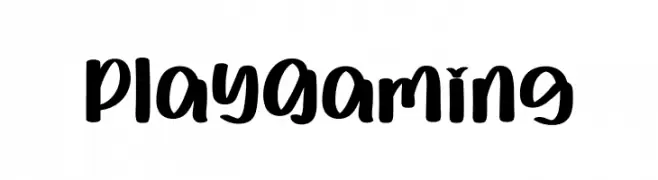 Play Gaming  Frei Schriftart Herunterladen