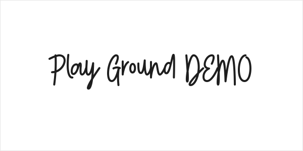Play Ground DEMO Logo
