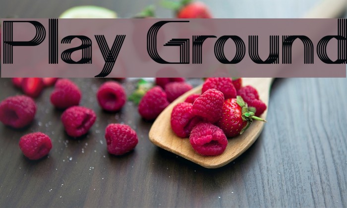Play Ground Font examples