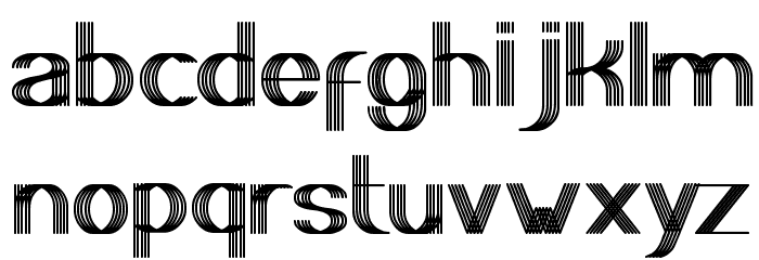 Play Ground Font LOWERCASE