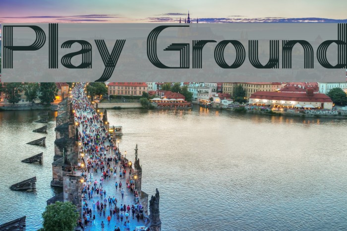 Play Ground Font examples