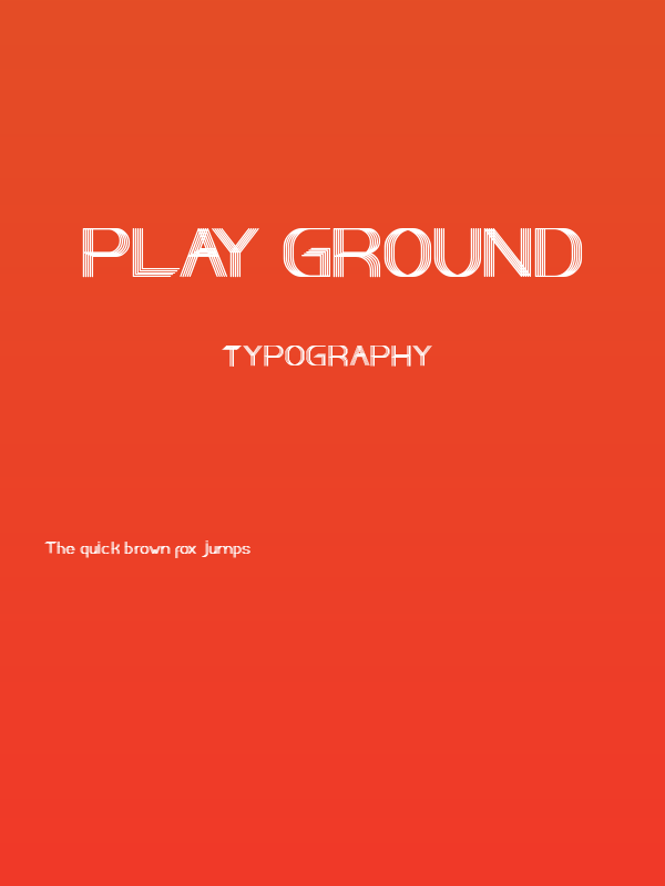 Play Ground Poster