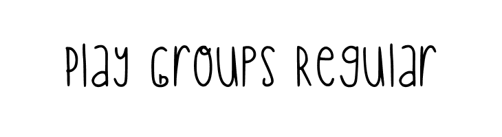 Play Groups Regular  免费字体下载