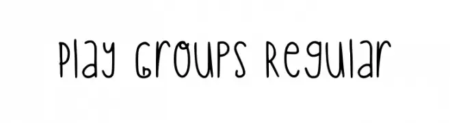 Play Groups Regular  フリーフォントのダウンロード
