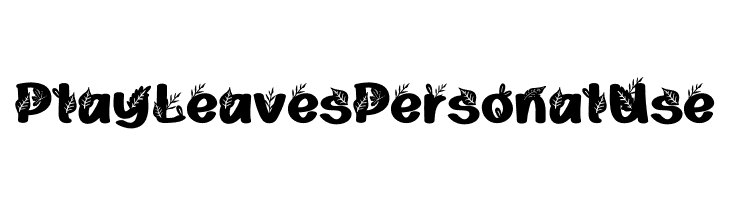 Play Leaves Personal Use  नि: शुल्क फ़ॉन्ट्स डाउनलोड