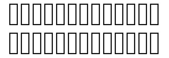 Play - Outlined Demo Font LOWERCASE
