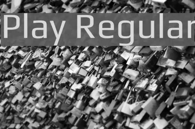 Play Regular Font examples