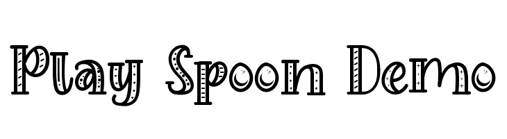 Play Spoon Demo Fonte