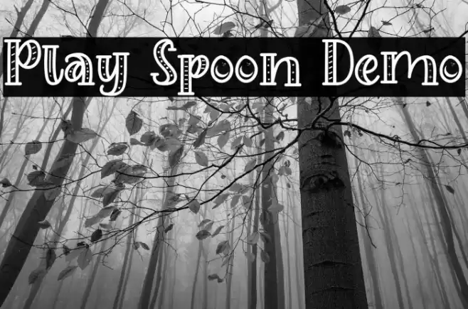 Play Spoon Demo Fonte examples
