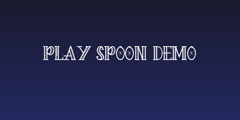 Play Spoon Demo Social Header