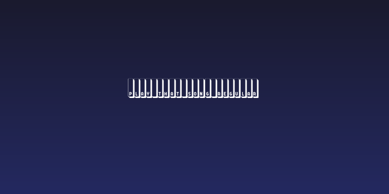 Play That Song Regular Social Header