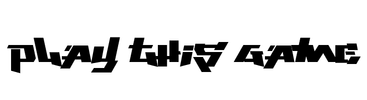 Play This Game 字体