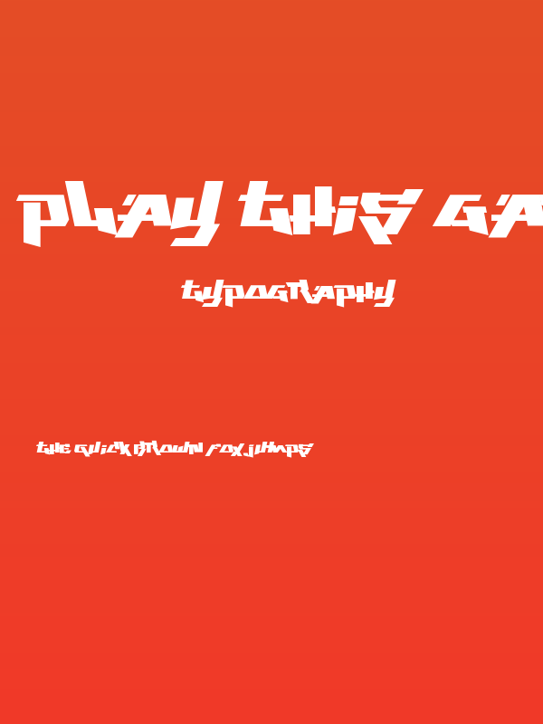 Play This Game Poster