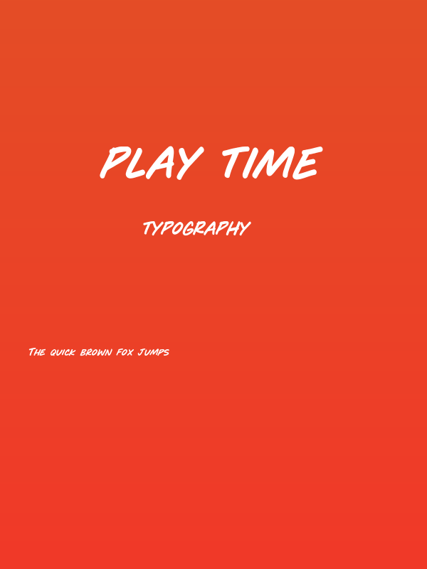 Play Time Poster